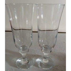Pair of VINTAGE French Beer Scooners